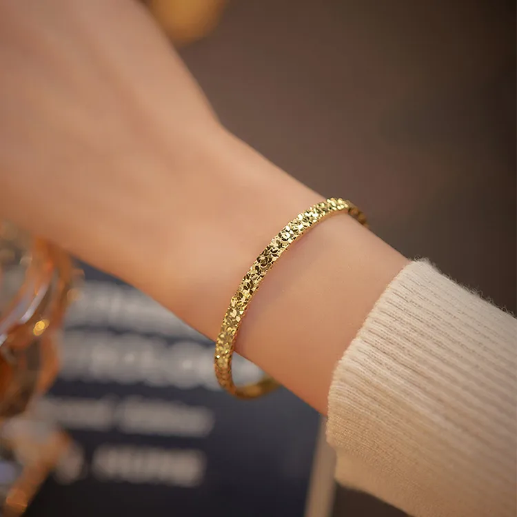 FUSSEM 999 Fine Silver Bangles Unisex-2