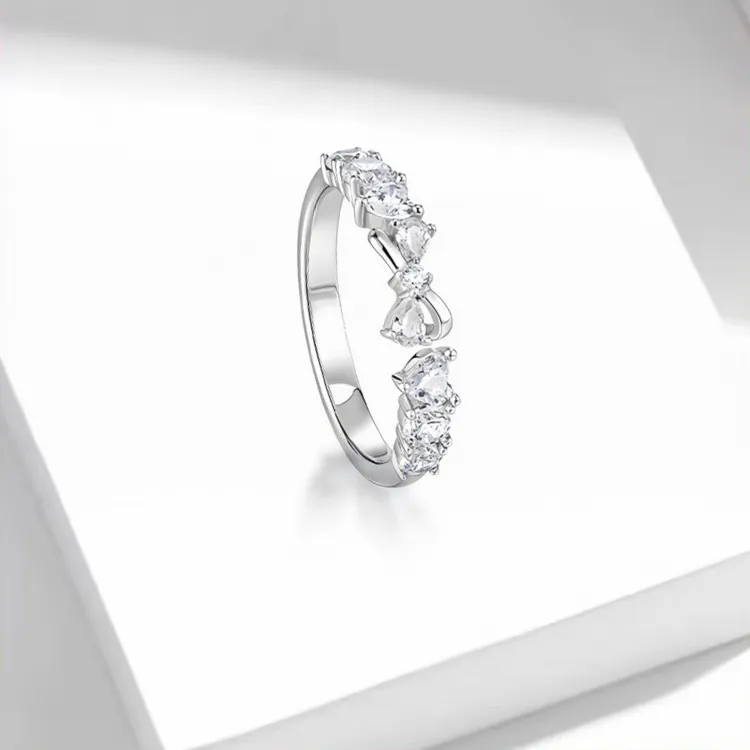 FUSSEM 925 Sterling Silver Rings Women's-2