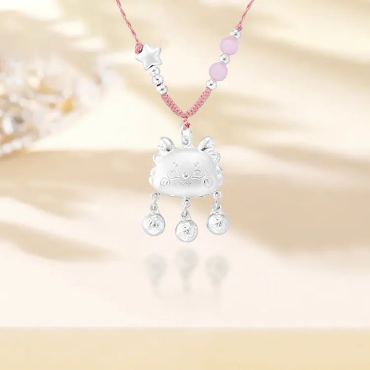 FUSSEM S999 Fine Silver Necklaces Women's-3