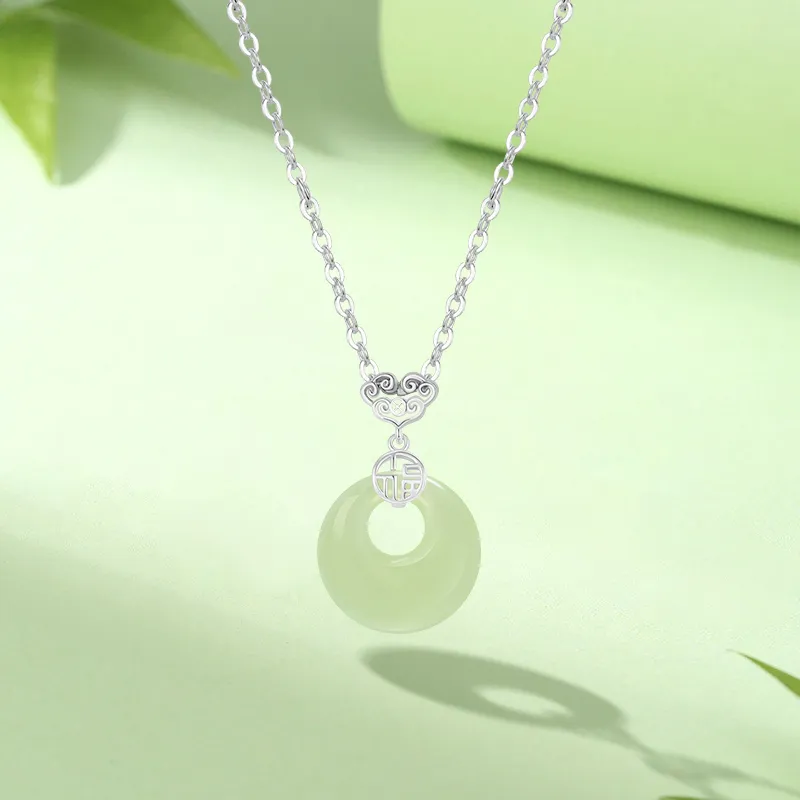 BHI Colored Glaze Jade Necklaces Women's-1