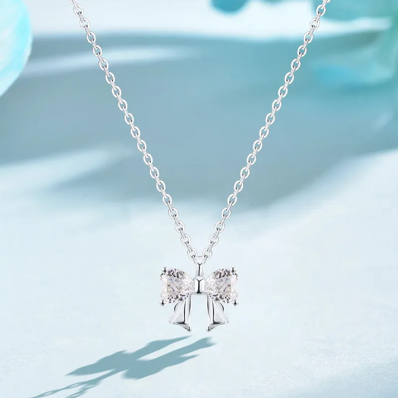 BHI Sterling Silver Necklaces Women's Free Couple Rings-1