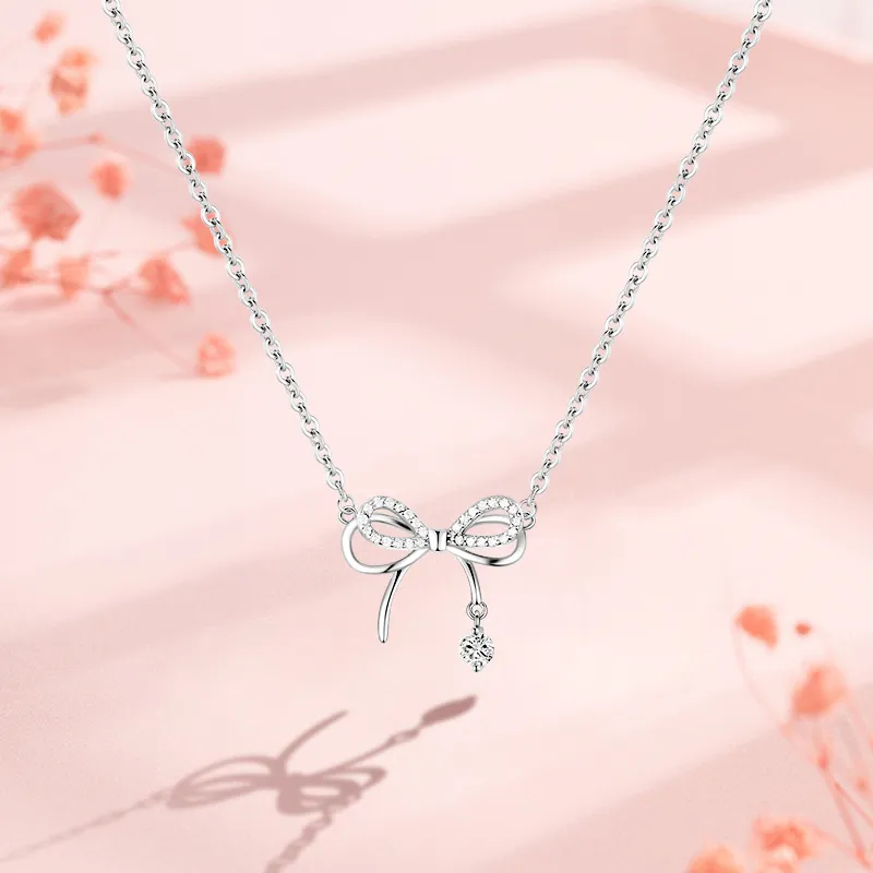 BHI Sterling Silver Necklace Gift Box Set Women's Bestie Style-2