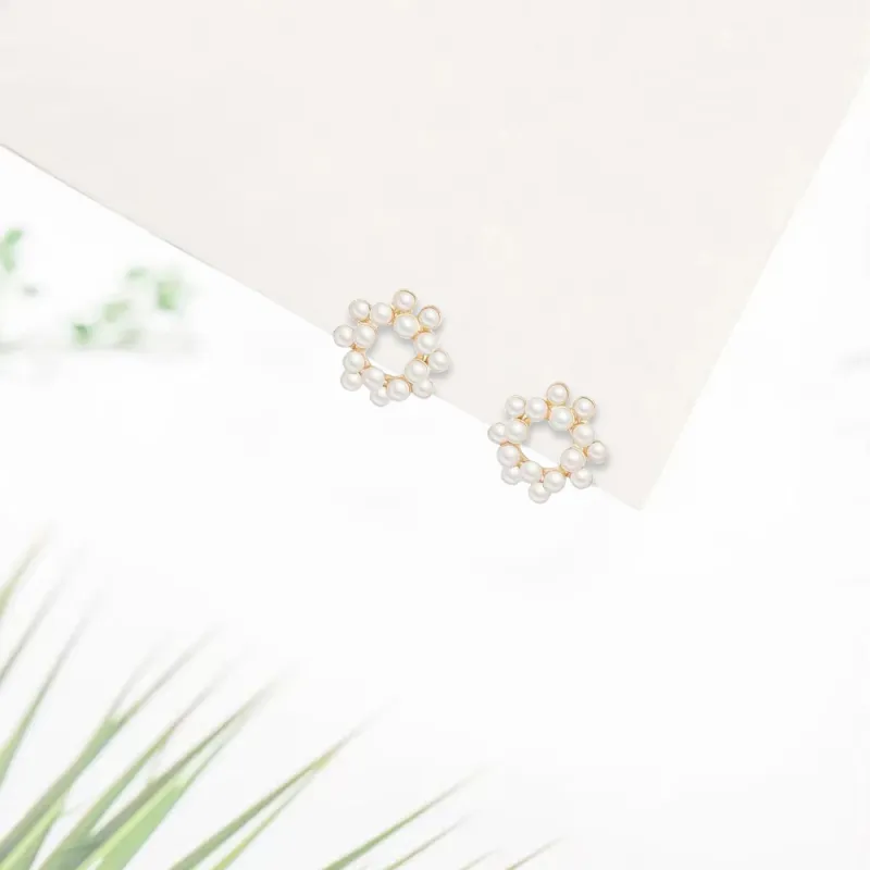 BHI Alloy Stud Earrings Women's-1
