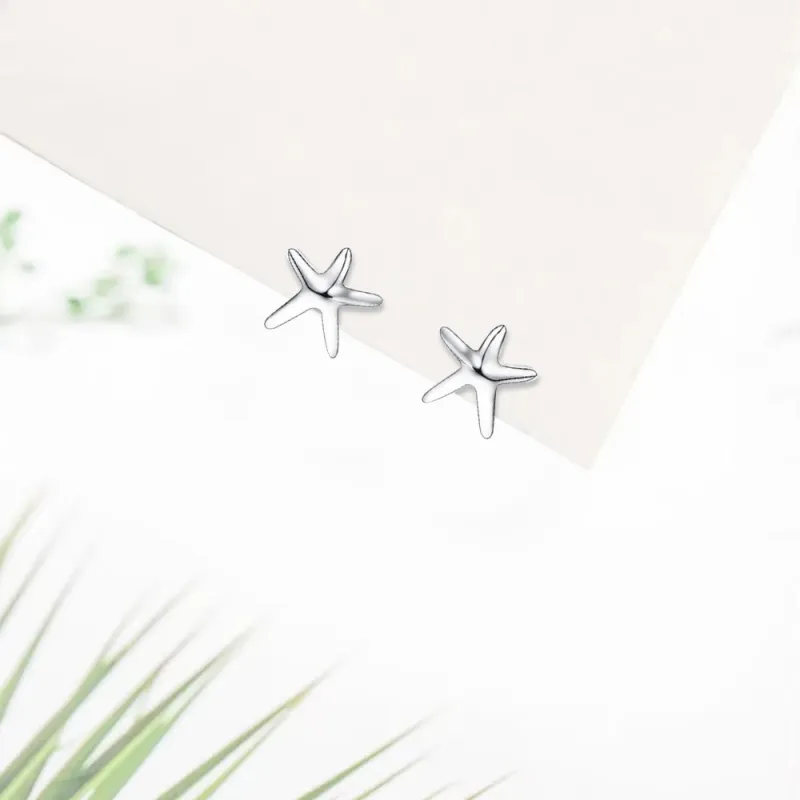 BHI Alloy Stud Earrings Women's-2