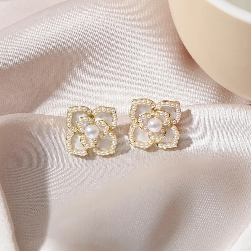 BHI Alloy Stud Earrings Women's-1