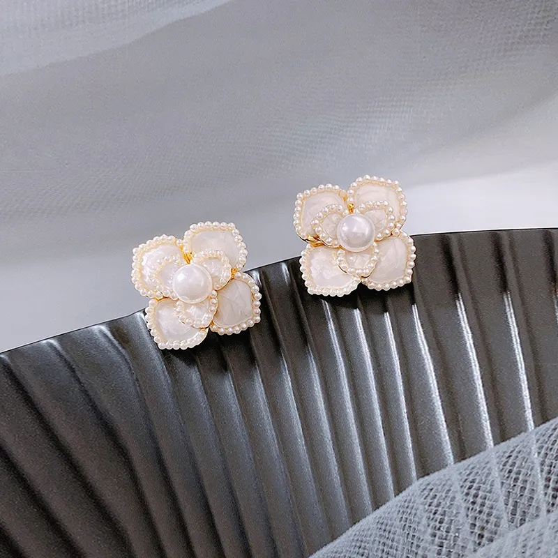 BHI Alloy Stud Earrings Women's-2