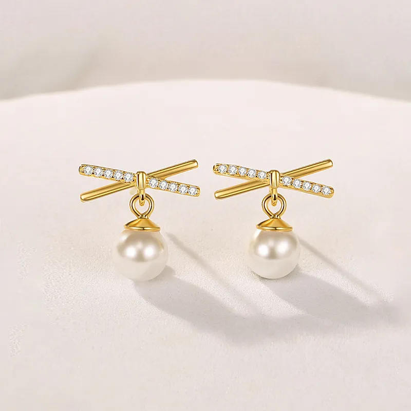 BHI Alloy Stud Earrings Women's-1