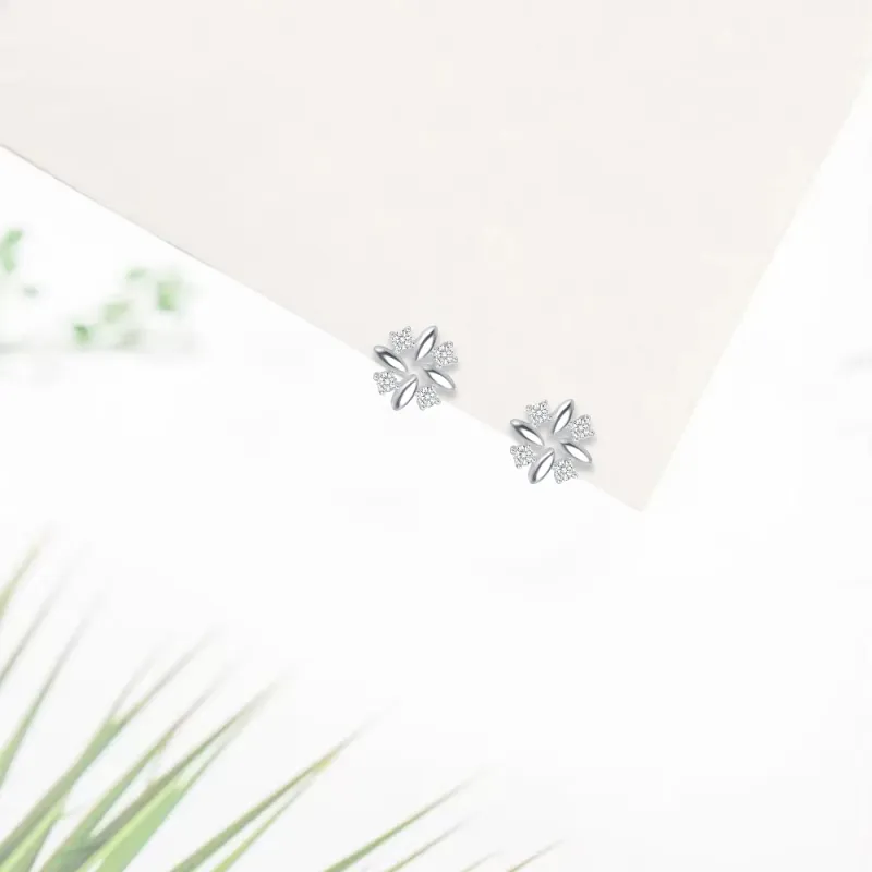 BHI Alloy Stud Earrings Women's-2