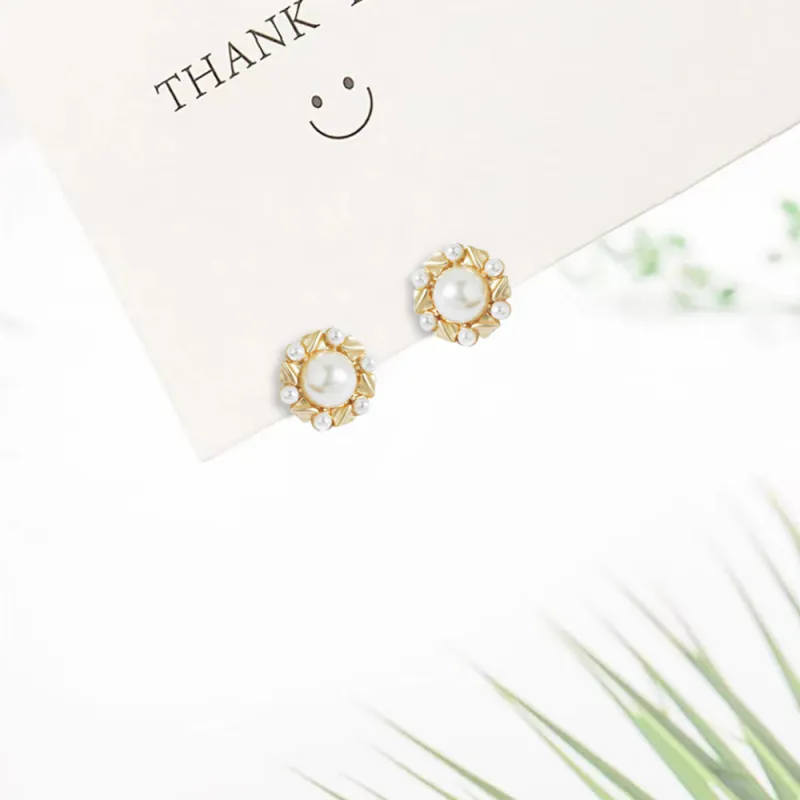 BHI Alloy Stud Earrings Women's-1