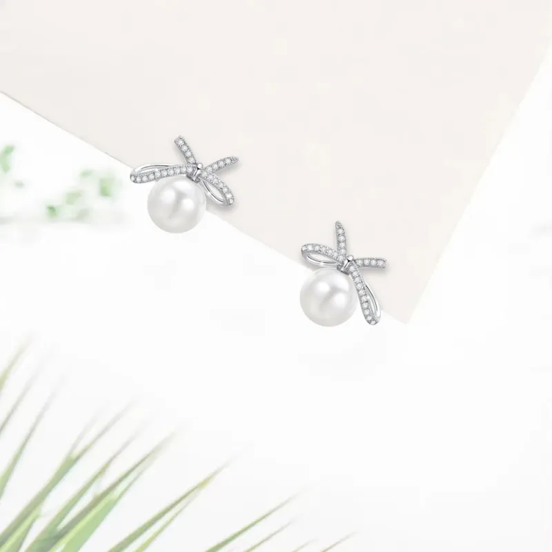 BHI Alloy Stud Earrings Women's-2