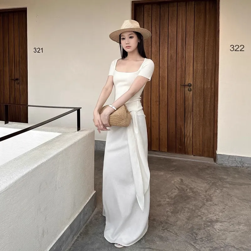 MTHE Two Piece Skirt Sets Women's-2