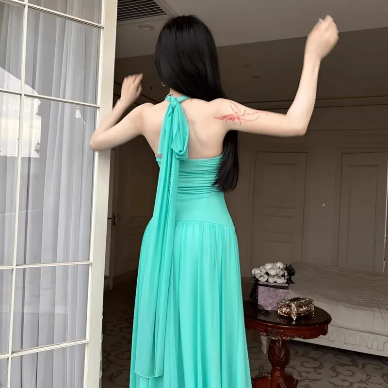 MTHE Slip Dresses Women's Green-2