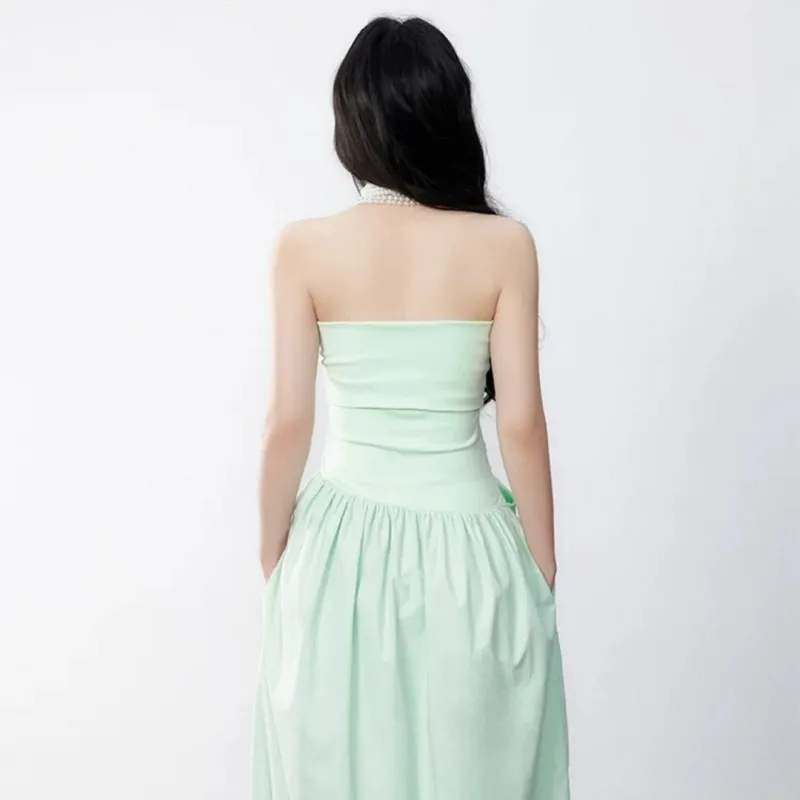 MTHE Sleeveless Dress Women's Green-6