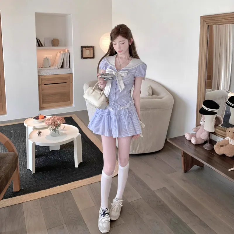 MTHE Two Piece Skirt Sets Women's-4