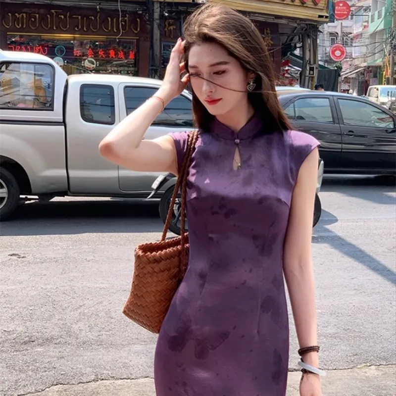 MTHE Sleeveless Dresses Women's-7