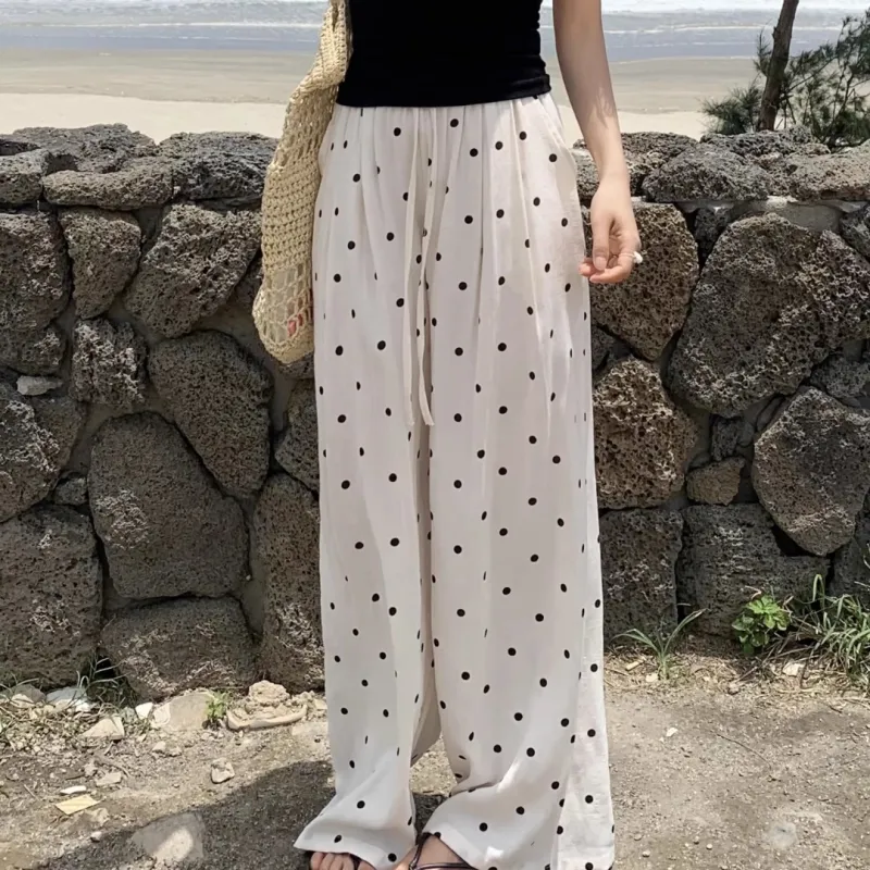 MTHE Casual Pants Women's Polka Dot-5