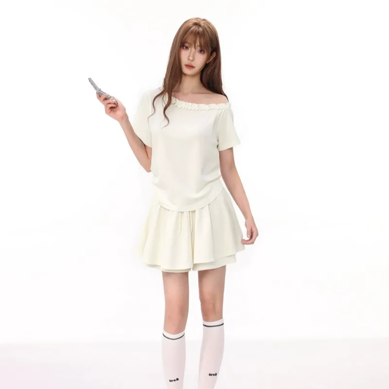 MTHE Two Piece Skirt Sets Women's-2