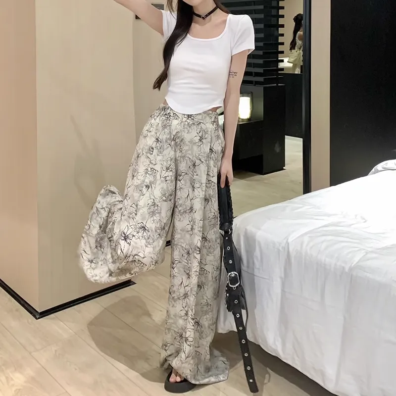 MTHE Casual Pants Women's White-5
