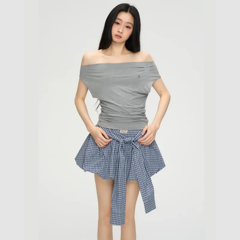 MTHE Two Piece Skirt Sets Women's-2