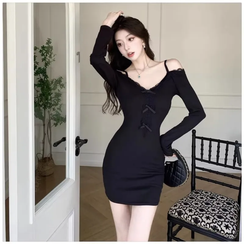 MTHE Long Sleeved Dresses Women's-4