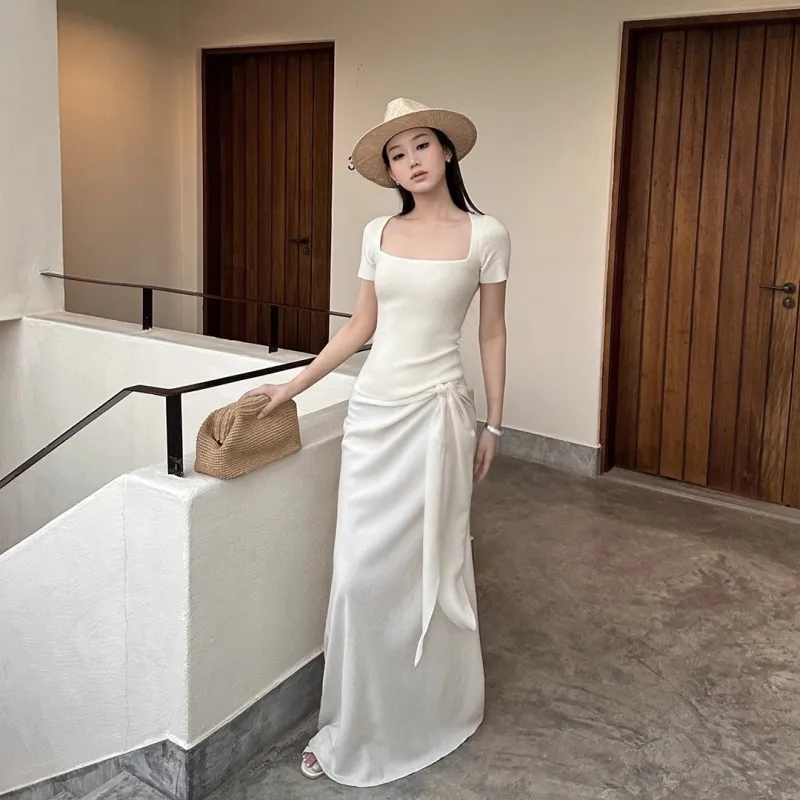 MTHE Two Piece Skirt Sets Women's-1