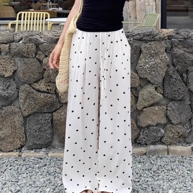 MTHE Casual Pants Women's Polka Dot-2