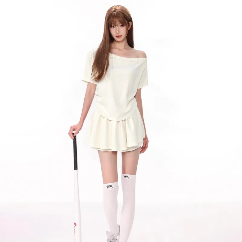 MTHE Two Piece Skirt Sets Women's-3