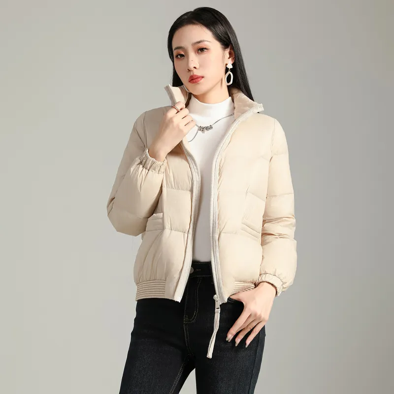 SMEN Down Jacket Women's Apricot-6