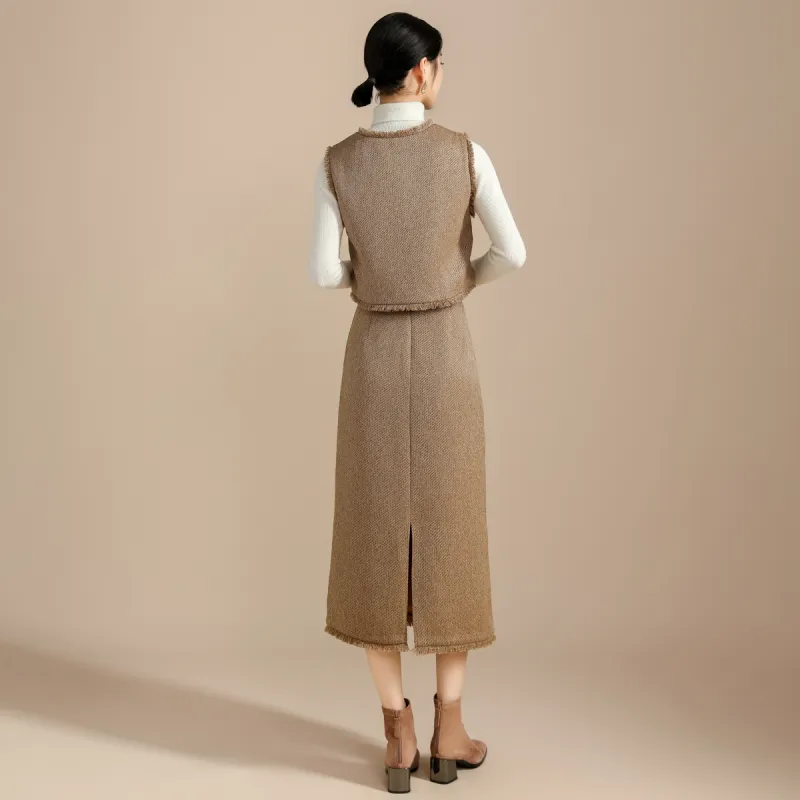 SMEN Two Piece Skirt Sets Women's-2
