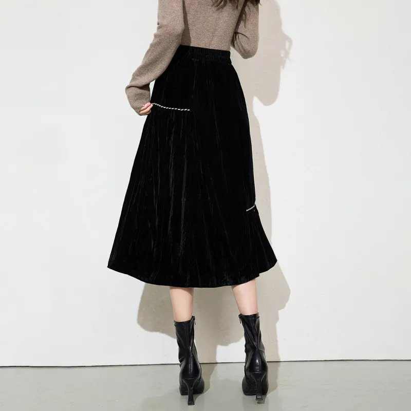 SMEN Casual Long Skirts Women's-6