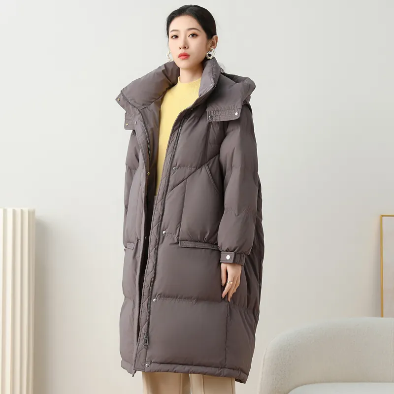 SMEN Down Jackets Women's Gray-2