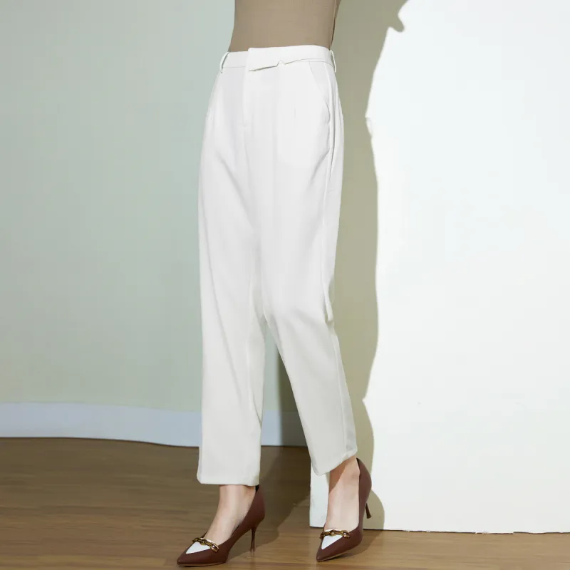 SMEN Casual Pants Women's Beige-3
