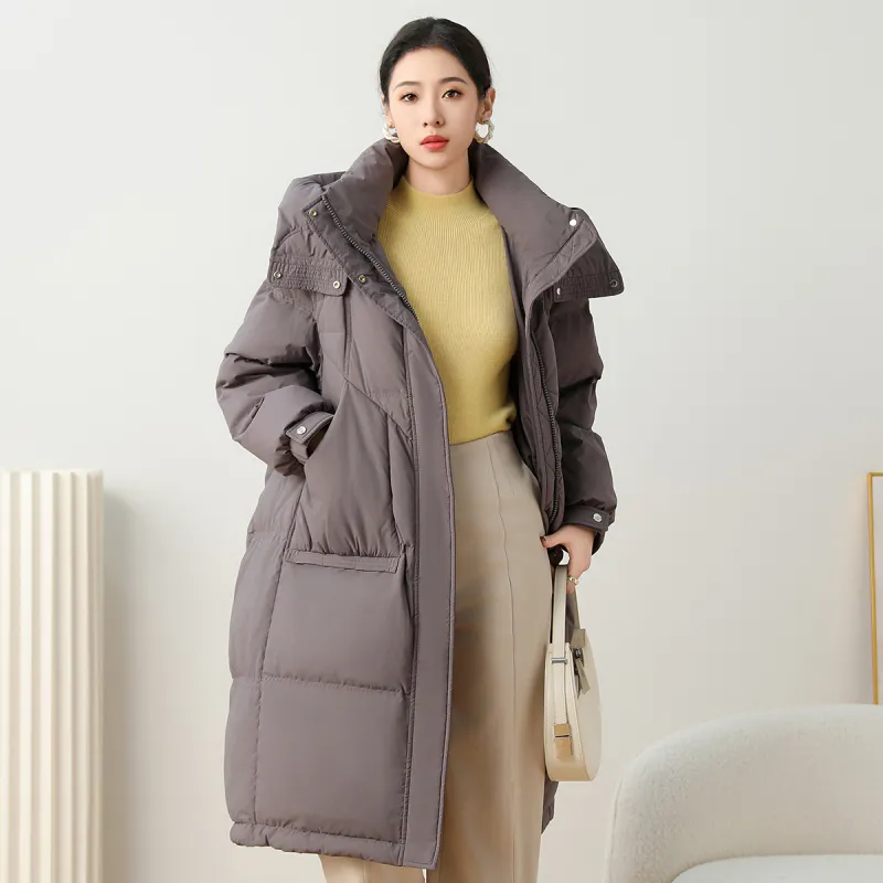 SMEN Down Jackets Women's Gray-6