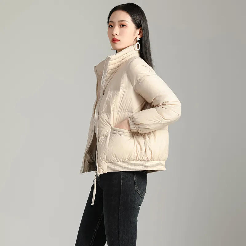 SMEN Down Jacket Women's Apricot-3