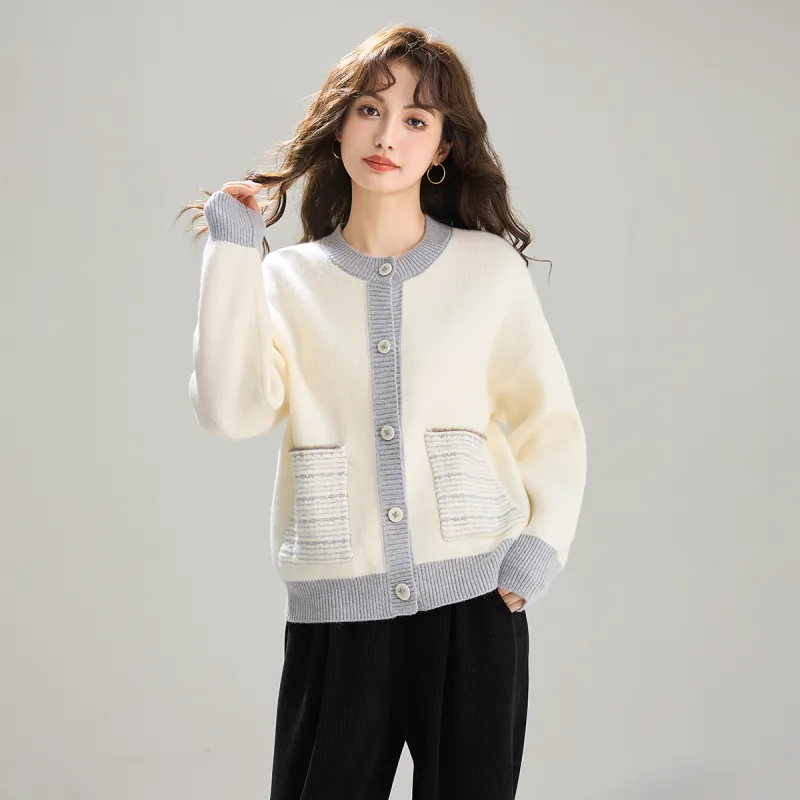 SMEN Knitwear Women's Beige-5