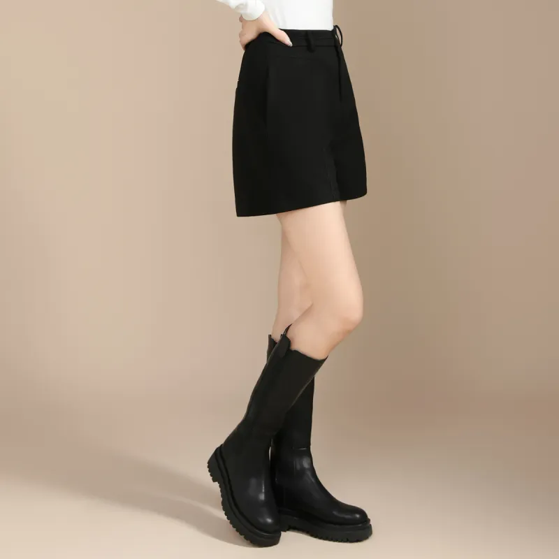 SMEN Casual Shorts Women's Black-6