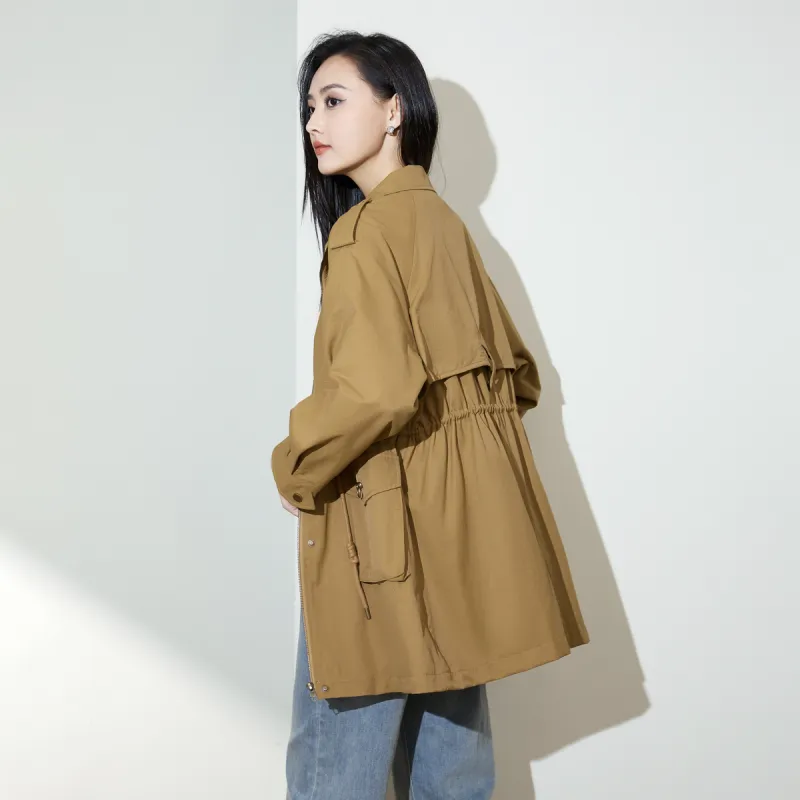 SMEN Trench Coats Women's-8