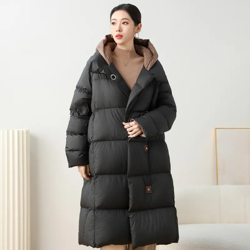 SMEN Down Jackets Women's Black-5
