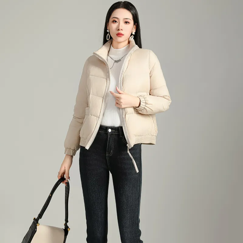 SMEN Down Jacket Women's Apricot-5
