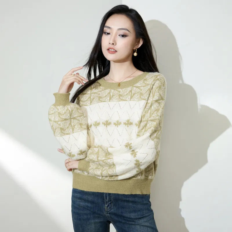 SMEN Knitwear Women's Light Green-4