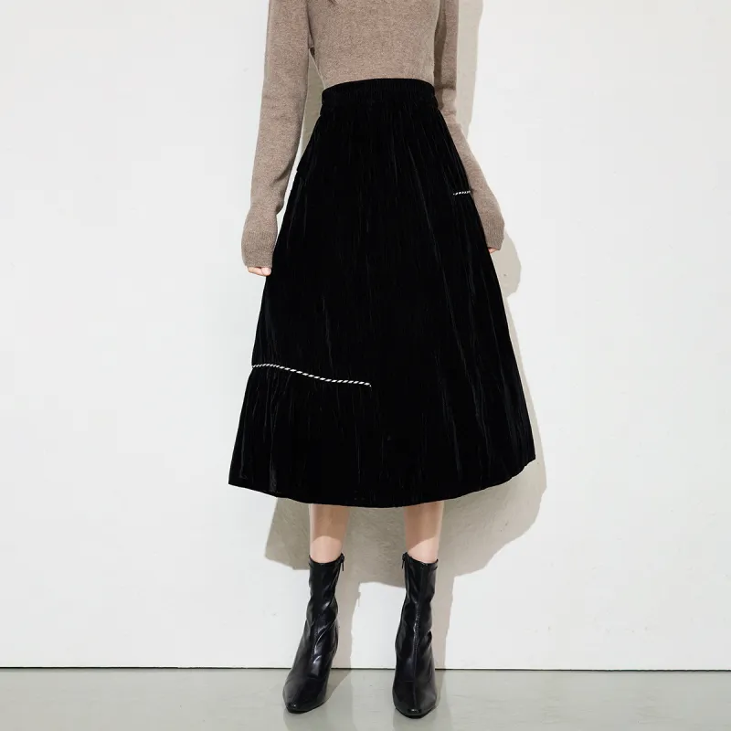 SMEN Casual Long Skirts Women's-2