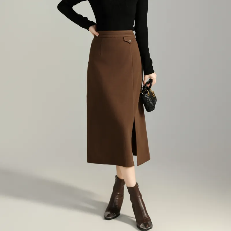 SMEN Casual Long Skirts Women's-3