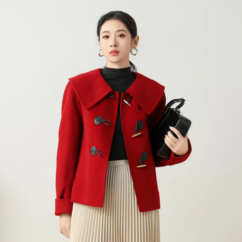SMEN Coats Women's Red-7