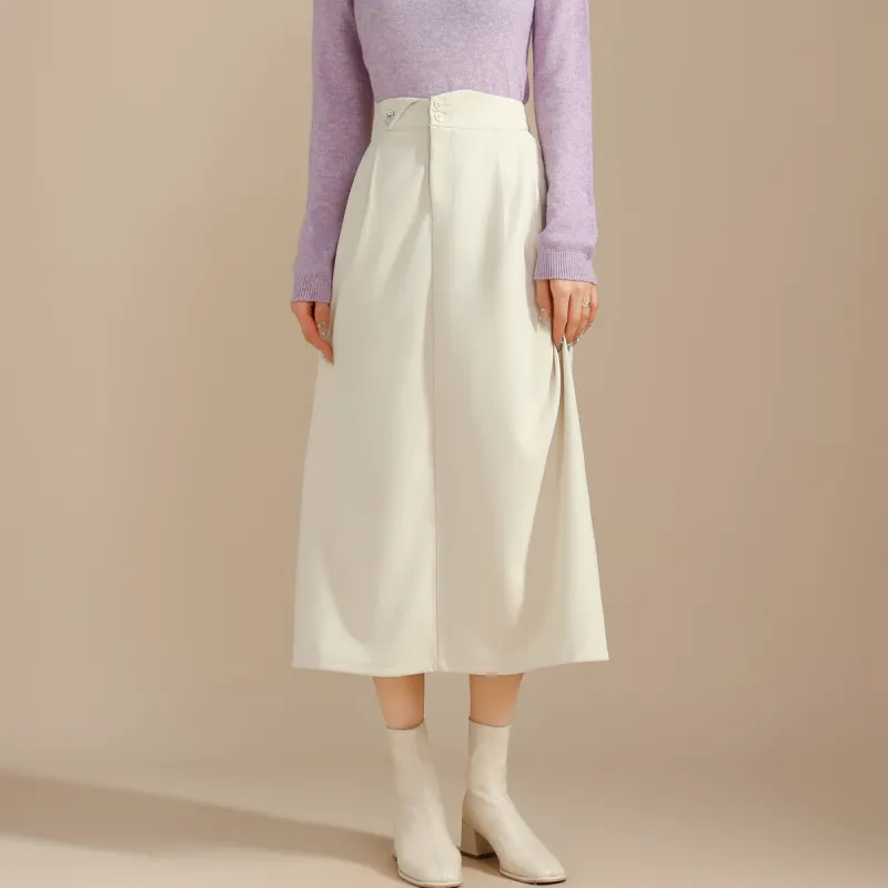 SMEN Casual Long Skirts Women's-12