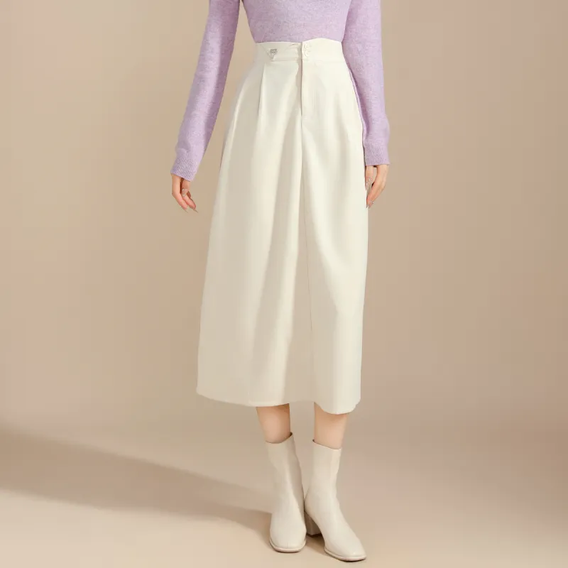 SMEN Casual Long Skirts Women's-10