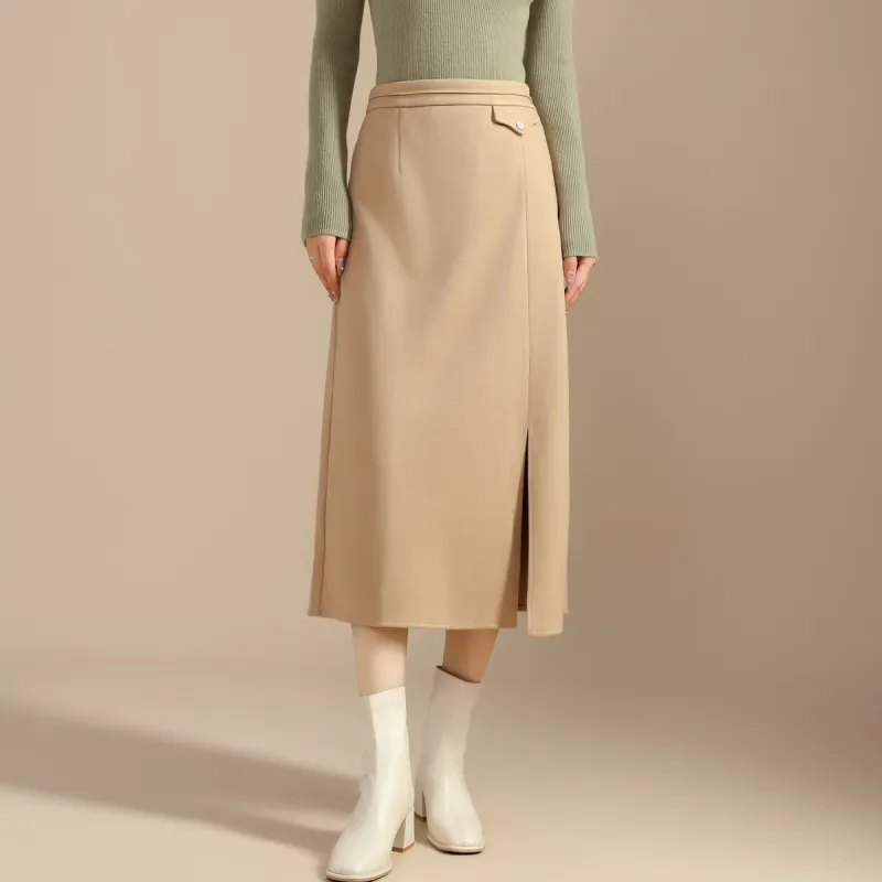 SMEN Casual Long Skirts Women's-9