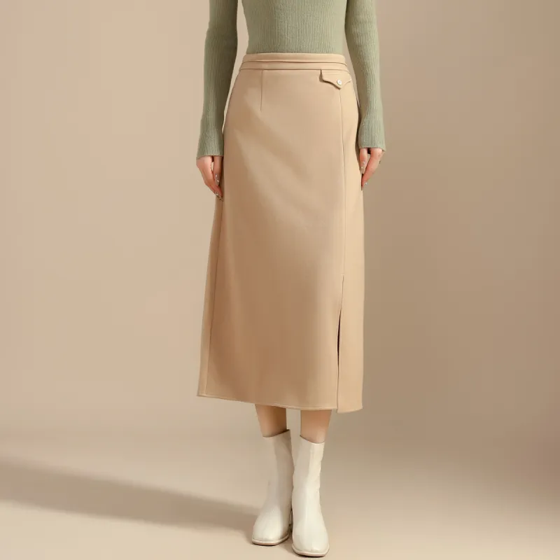 SMEN Casual Long Skirts Women's-12
