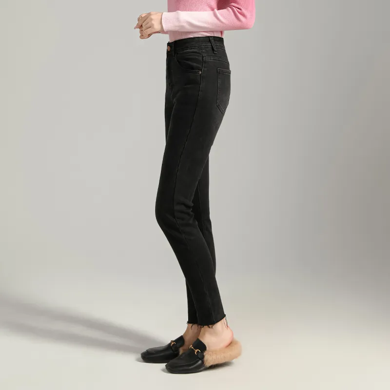 SMEN Jeans Women's Black-6