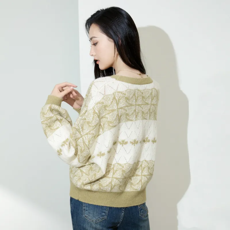 SMEN Knitwear Women's Light Green-6