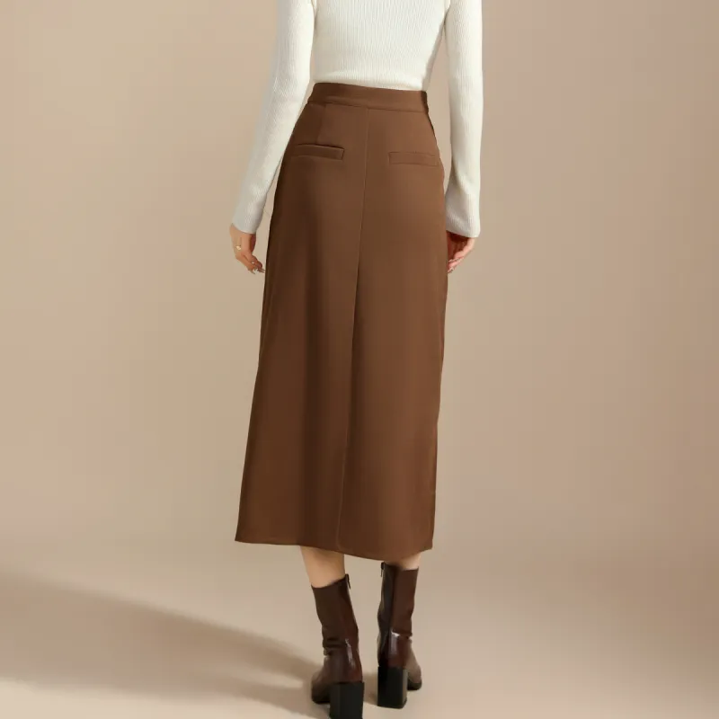 SMEN Casual Long Skirts Women's-7